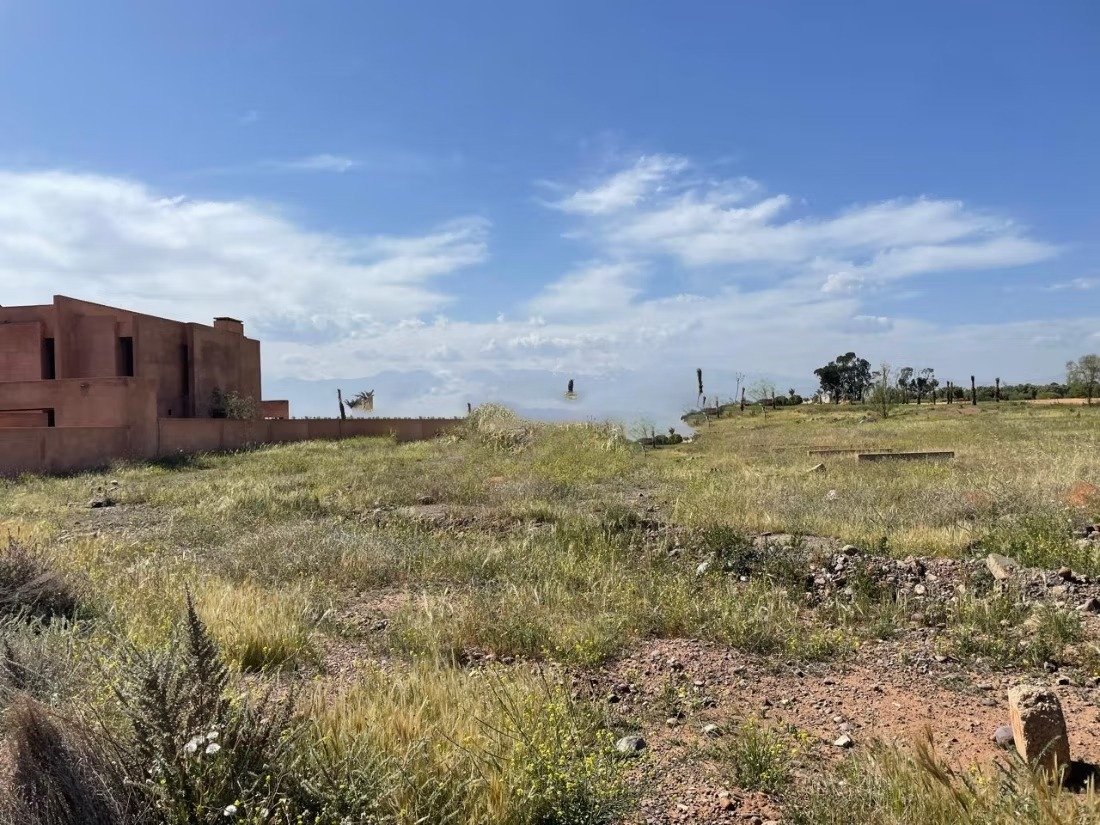 Terrain front de golf Akenza exposé sud vue atlas